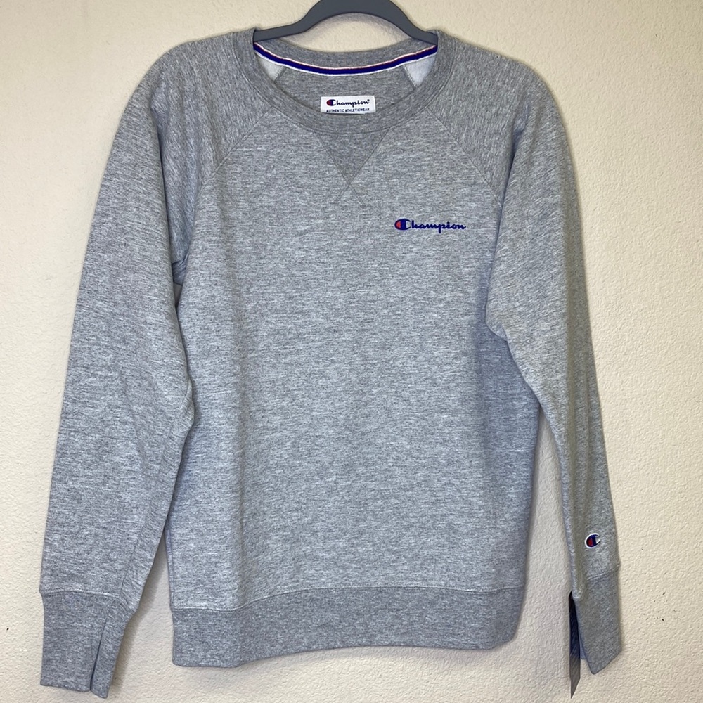 Champion Oxford Gray Powerblend Classic Sweatshirt Size Small NWT